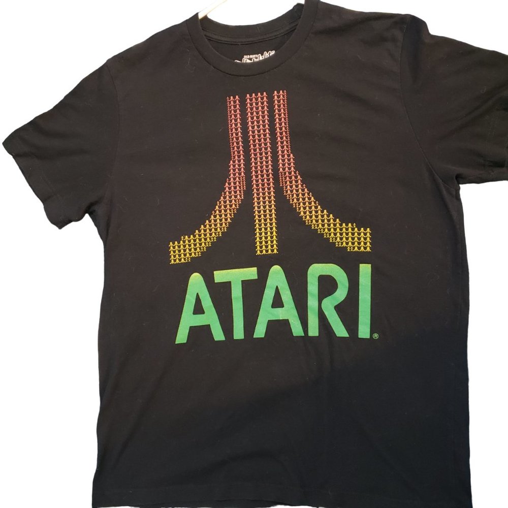 Atari TShirt Old Navy Collectible Size Large Genlty Worn